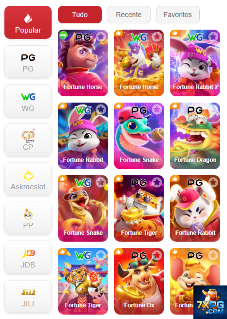 Experiência de Jogos 7xpg.com